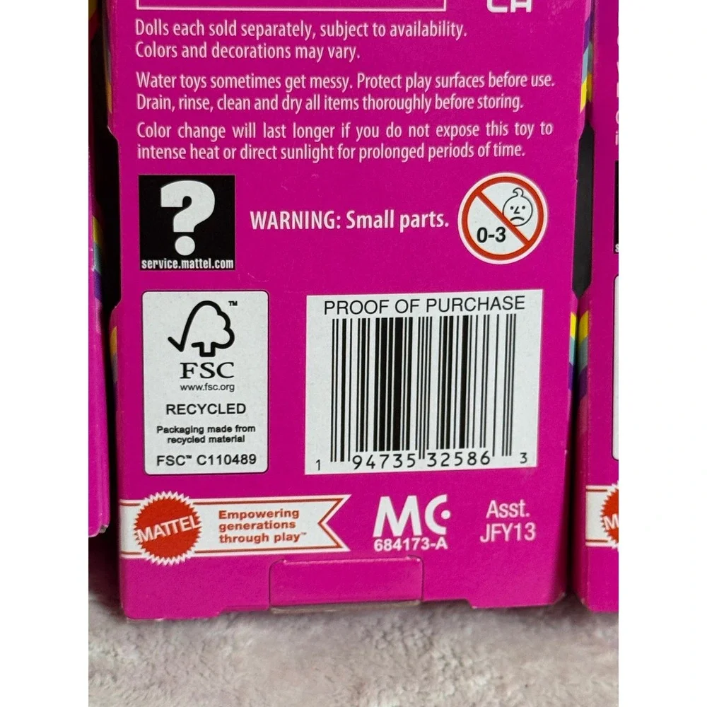 Barbie BarbieLand Mini Doll Blind Box Compact Series 3 Lot of 3. New - Mattel